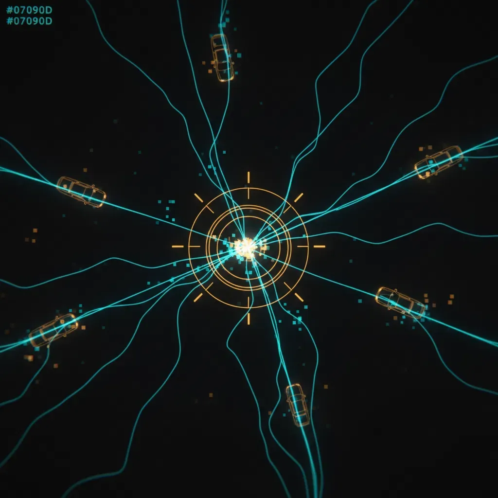 Connected vehicles transmitting structured data into a central insurance intelligence platform